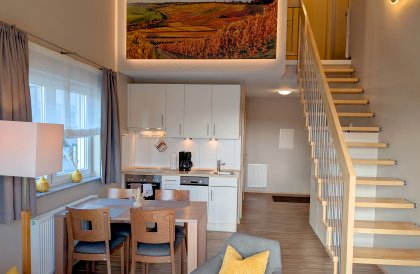 Küche mit Essbereich Ferienwohnung 4